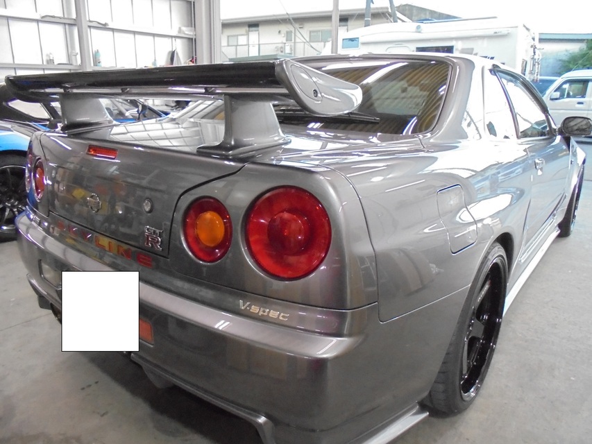 施工後　34GTR　バックショット