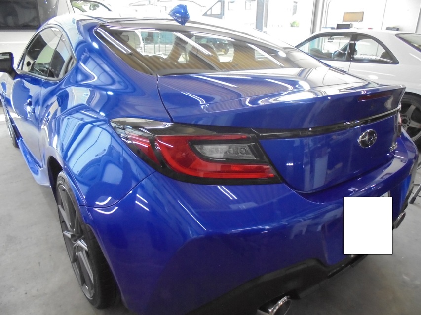 施工後　BRZ　バックショット