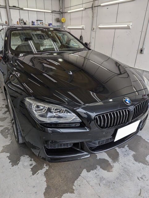 施工後　BMW650　車全体