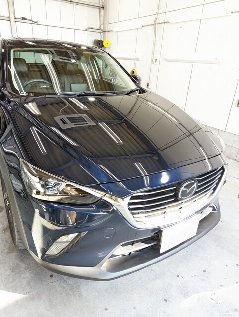 施工後　CX3　ボンネット