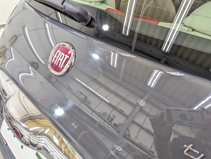 施工前　FIAT (グレー）　バック