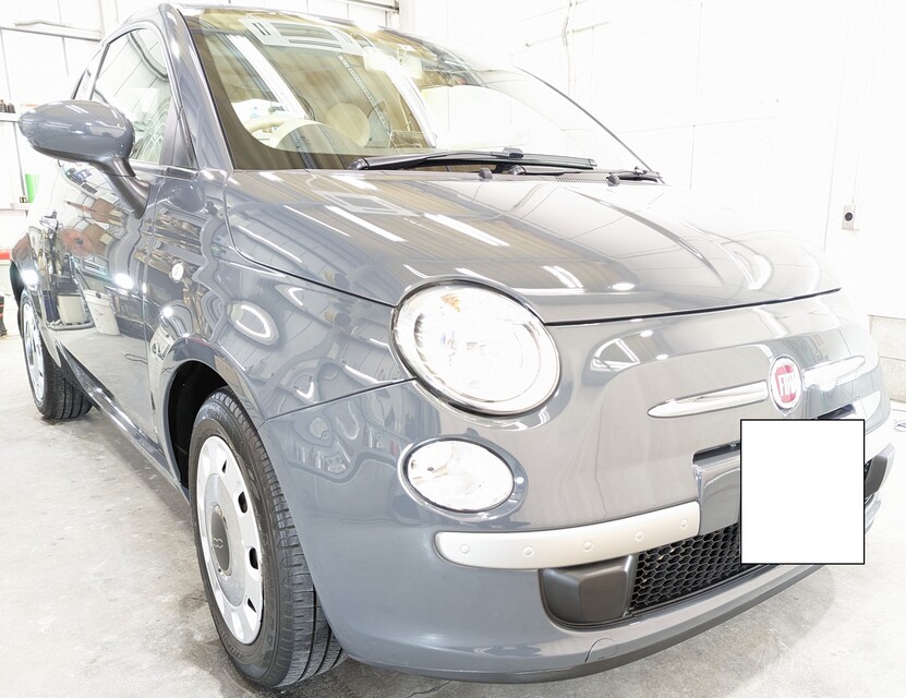 施工後　FIAT (グレー）　車全体