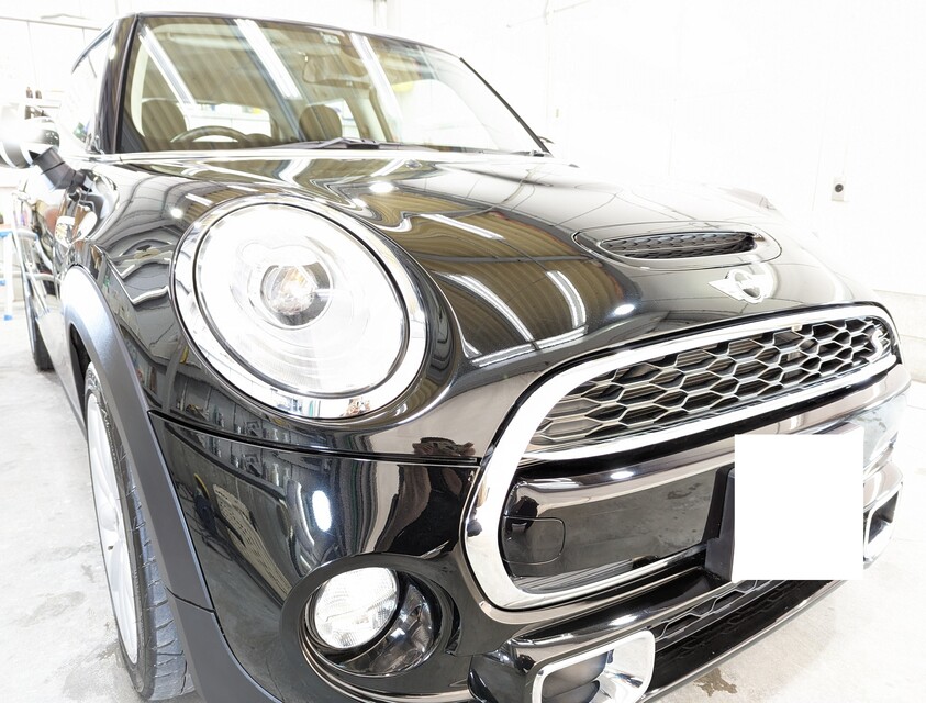 施工後 MINI COOPER S(ブラック×ホワイト) 車全体