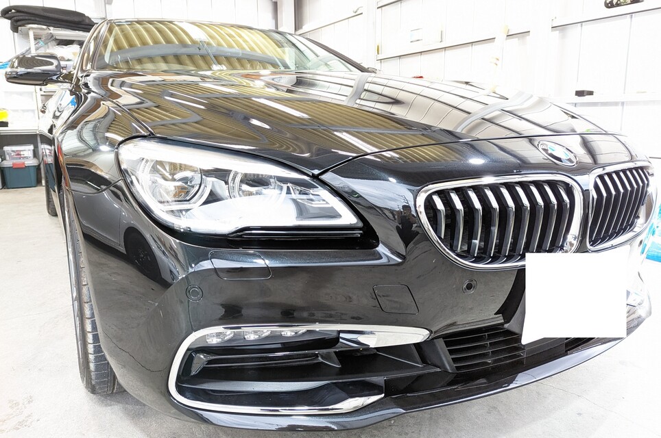 施工後　BMW640シリーズ(ブラック）　車全体