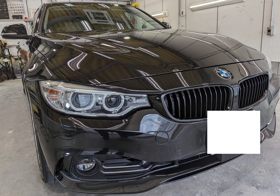 施工後　BMW420i(ブラック）　車全体