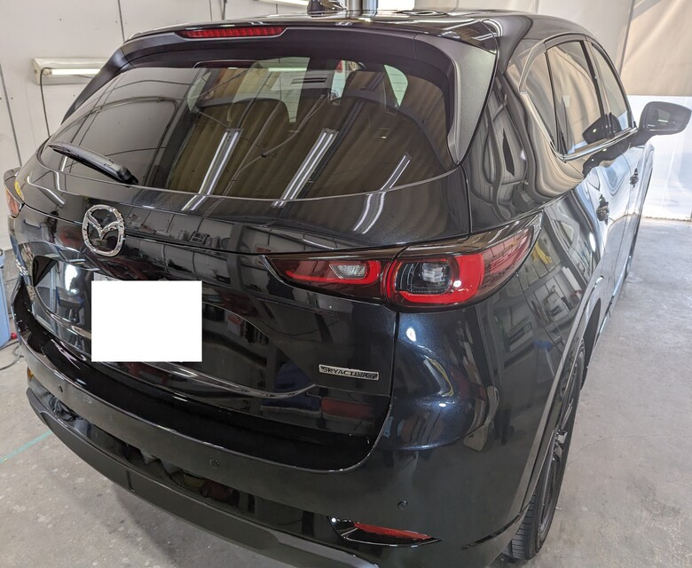 施工後　CX-5(ブラック）　バック