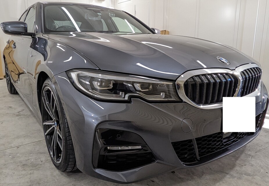 施工後　BMW320(グレー）　車全体