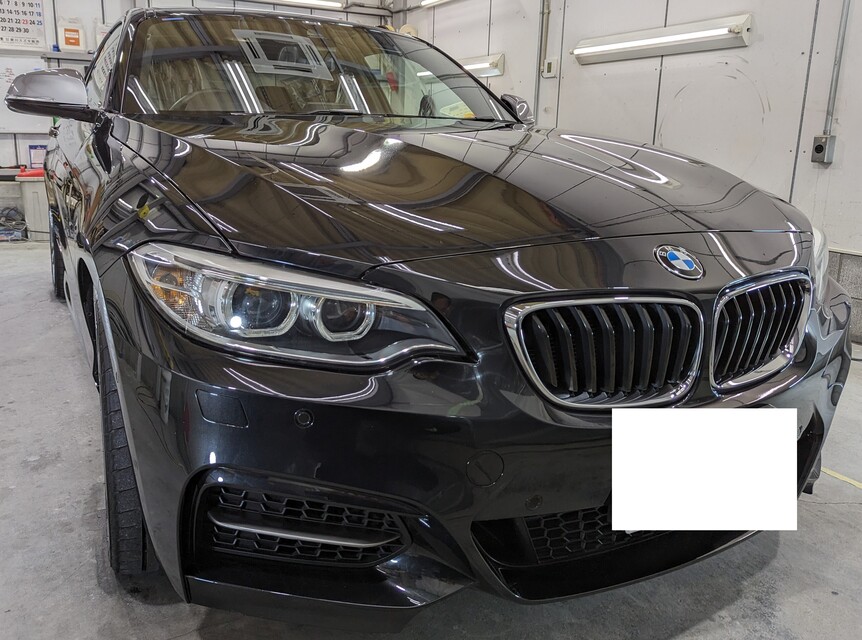 施工後　BMW235(ブラック）　車全体