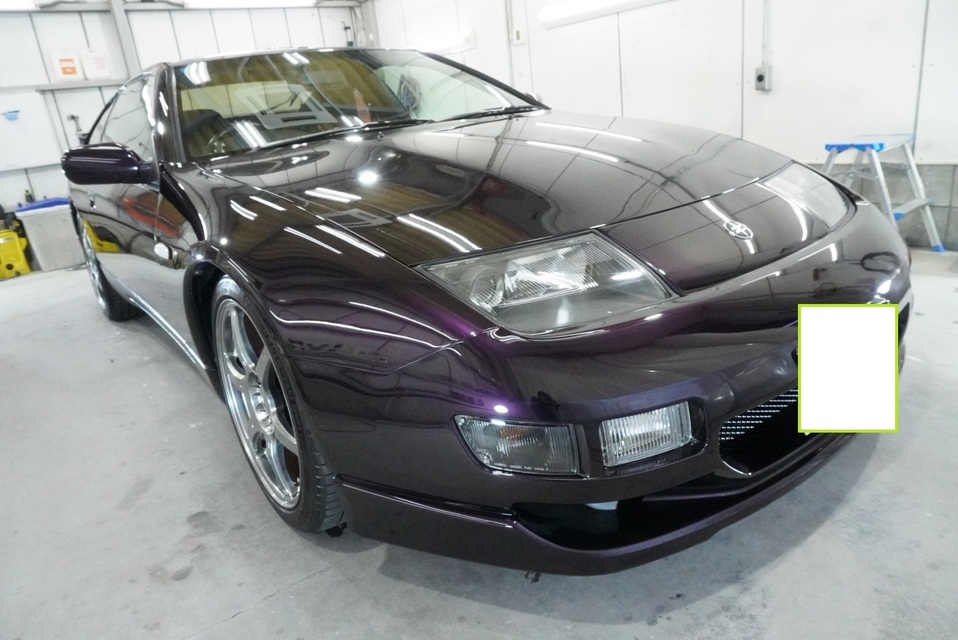 施工後　Z32(パープル）　車全体