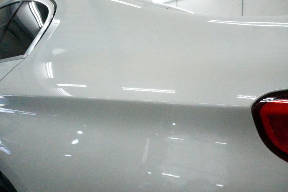 施工後　BMW523(ホワイト）　サイド