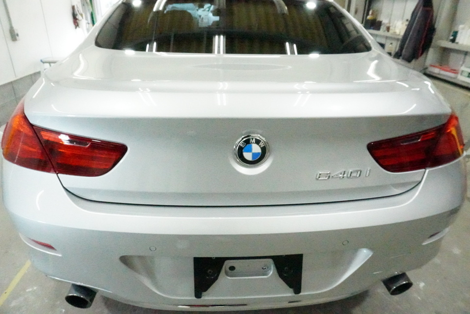 施工後　BMW640(グレー）　リア