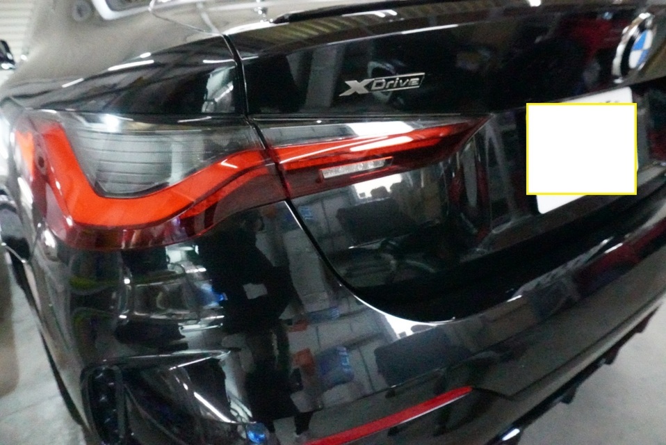 施工後　BMW　M440(ブラック）リア