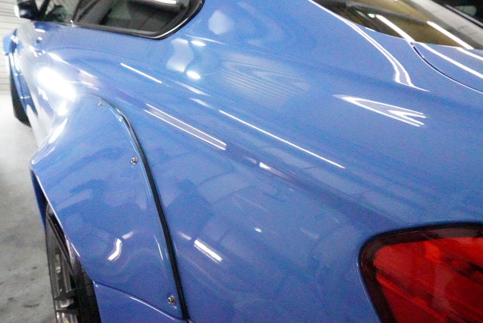 施工後　BMW440(ブルー）サイド