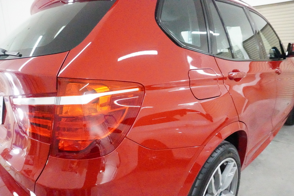施工後　BMW(レッド）　サイド