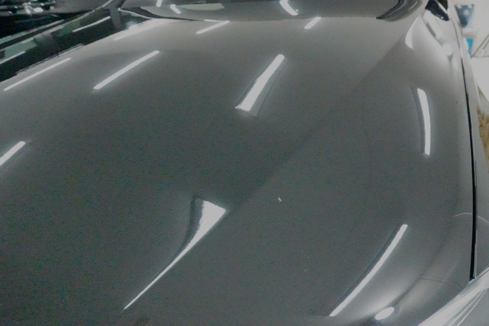 施工後　メルセデスベンツS400d(ブラック）　フロント