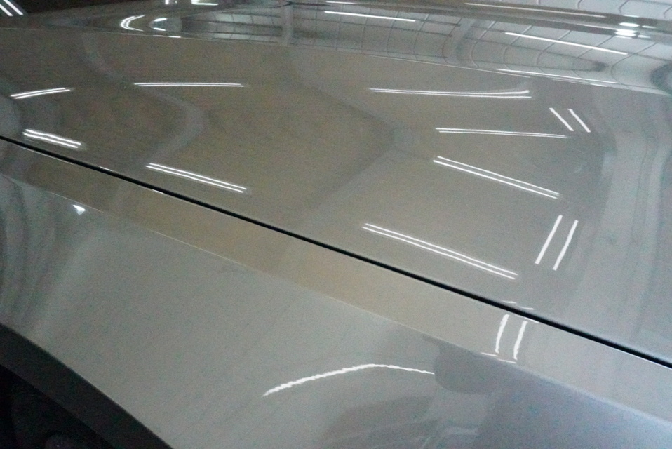 施工後　アウディA7(グレー）　フロントサイド
