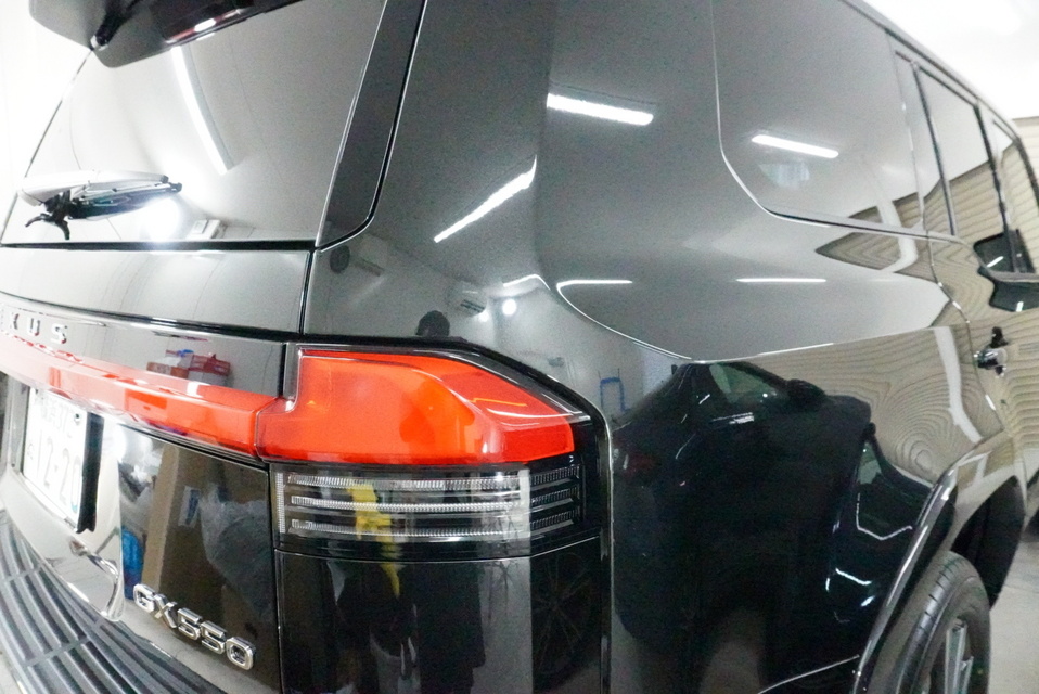 施工後　レクサスGX550(ブラック）リアサイド