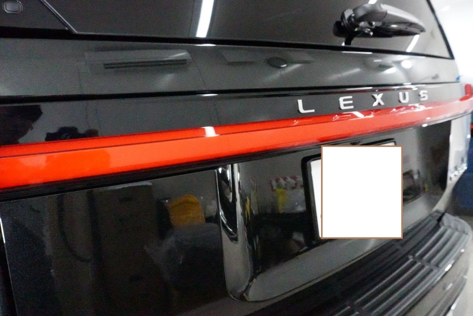 施工後　レクサスGX550(ブラック）リア