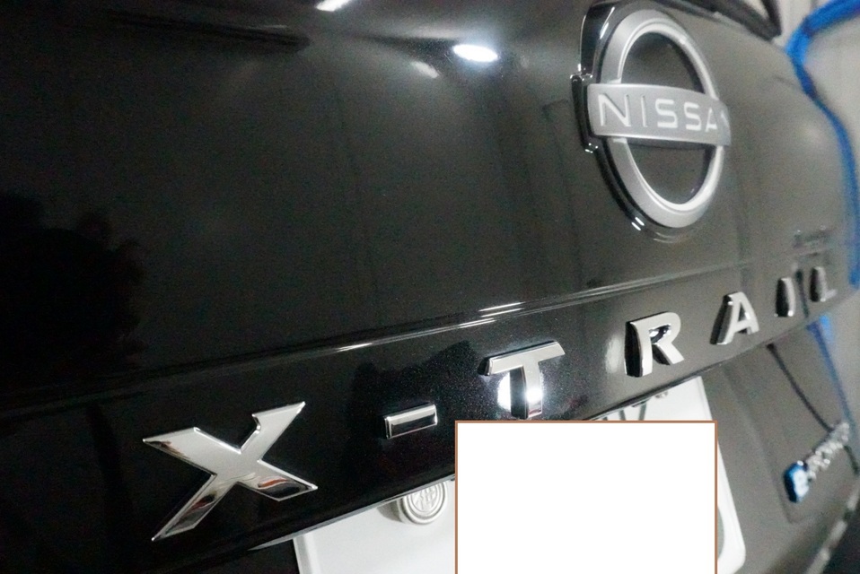 施工後　日産　エックストレイル（ブラック）　リア