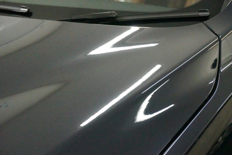 施工後　BMW320(ブルー）フロントサイド