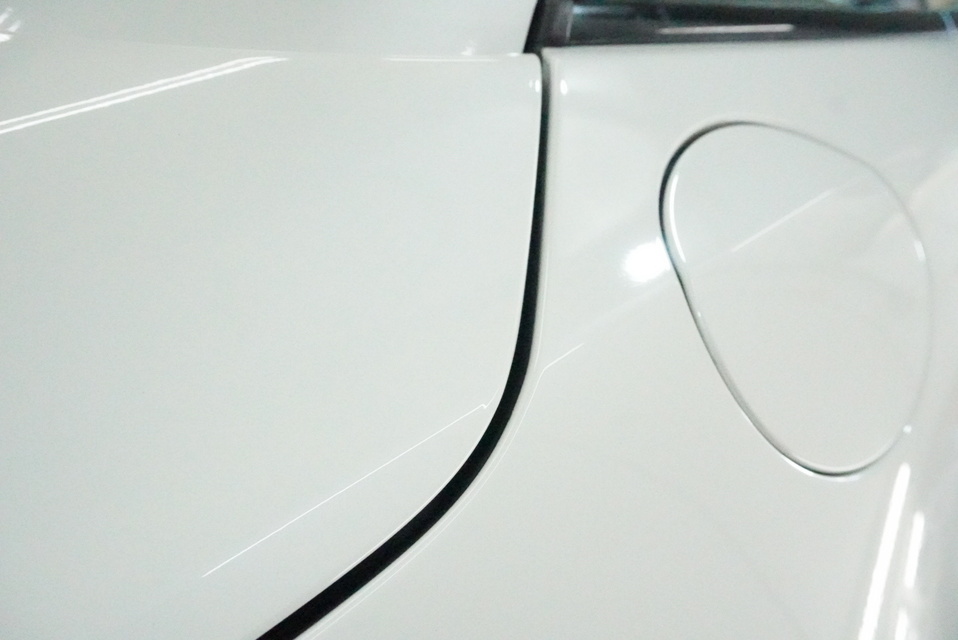 施工後　メルセデスベンツSL350(ホワイト）　サイド