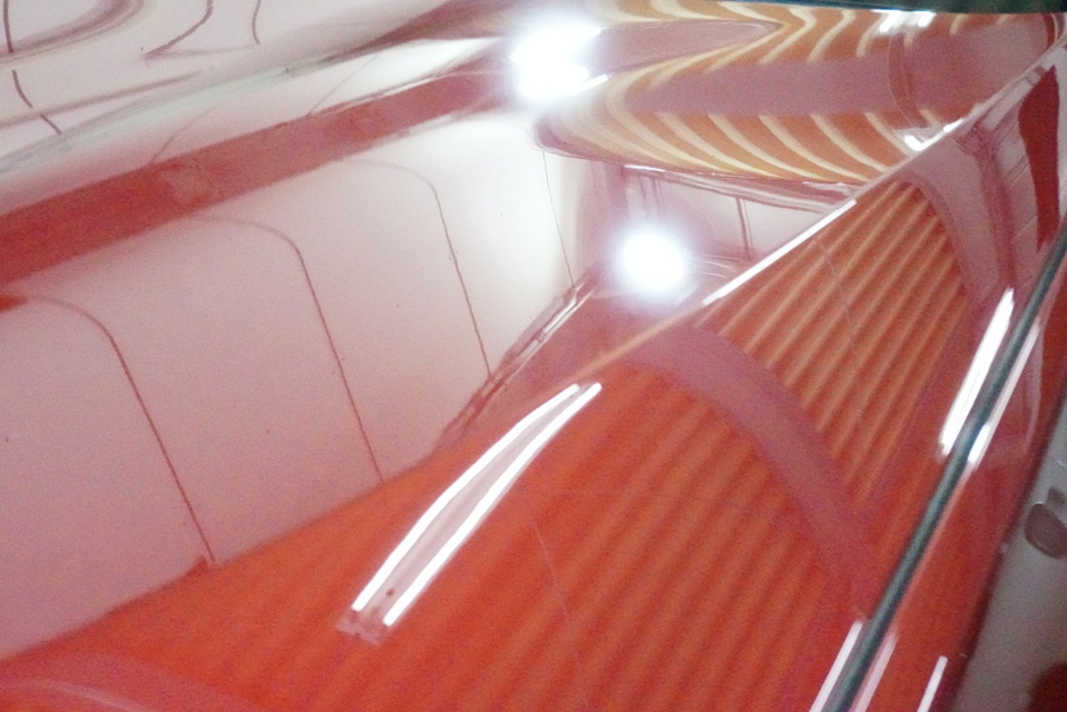 施工後　BMWX4(レッド）　フロントサイド