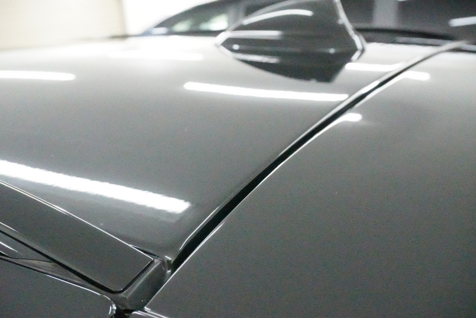 施工後　BMWX1(ブラック）　ルーフ面
