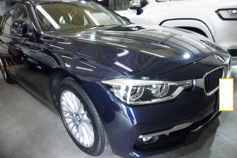 施工後　BMW320i(ブルー）　車全体