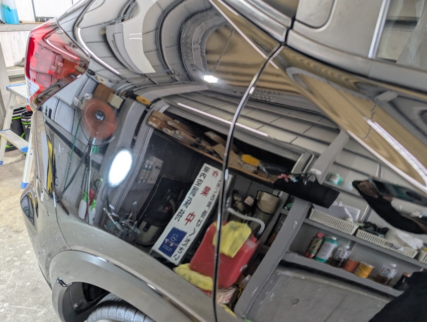 施工後 ホンダ ヴェゼル(ブラック) リアサイド