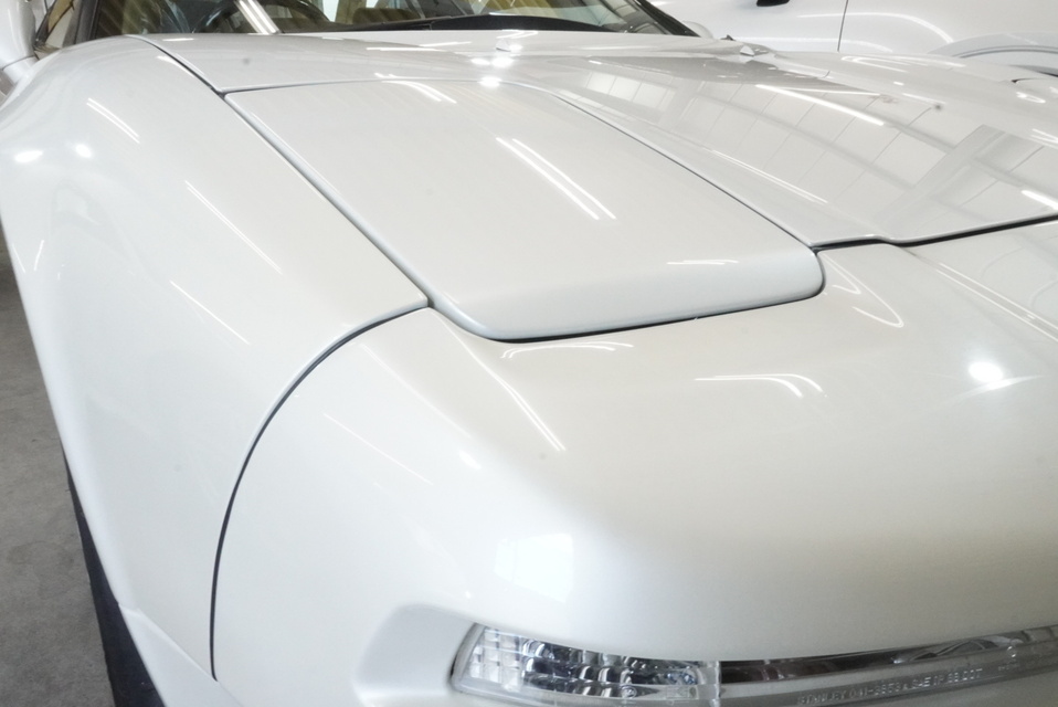 施工後　ホンダ　NSX（ホワイト）　フロント