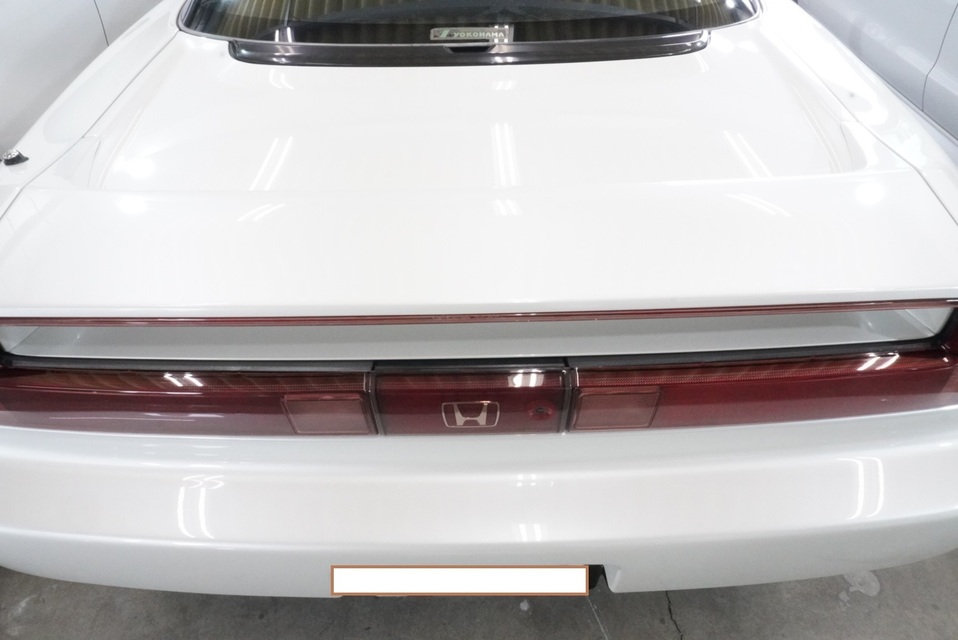 施工後　ホンダ　NSX（ホワイト）　リア