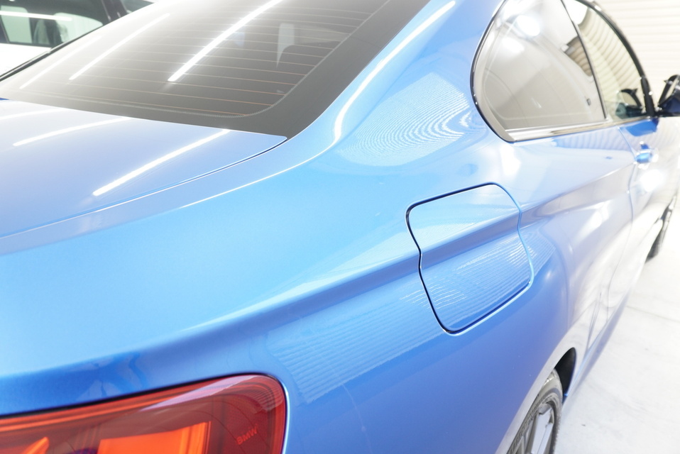 施工後　BMW220i(ブルー）サイド