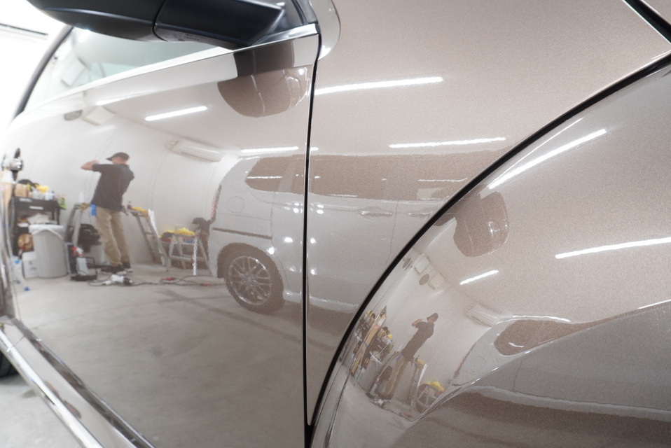 施工後　フォルクスワーゲン（ブラウン）　サイド