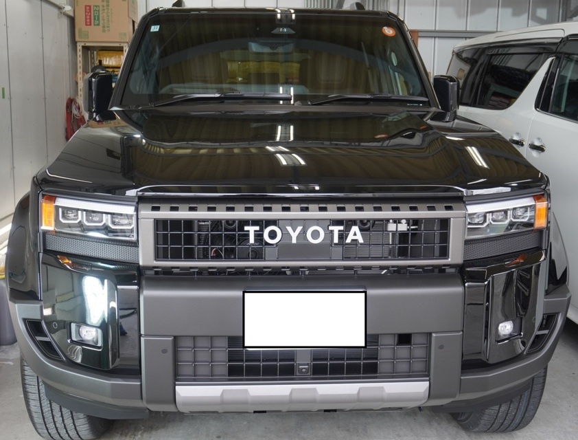 施工後　トヨタ　ランドクルーザー250新車(ブラック)　フロント