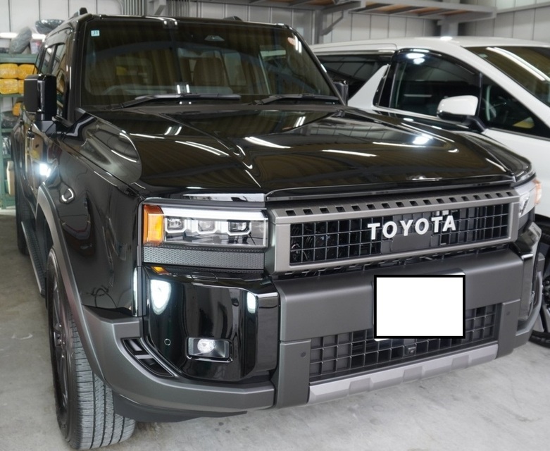 施工後　トヨタ　ランドクルーザー250新車(ブラック)　　車全体