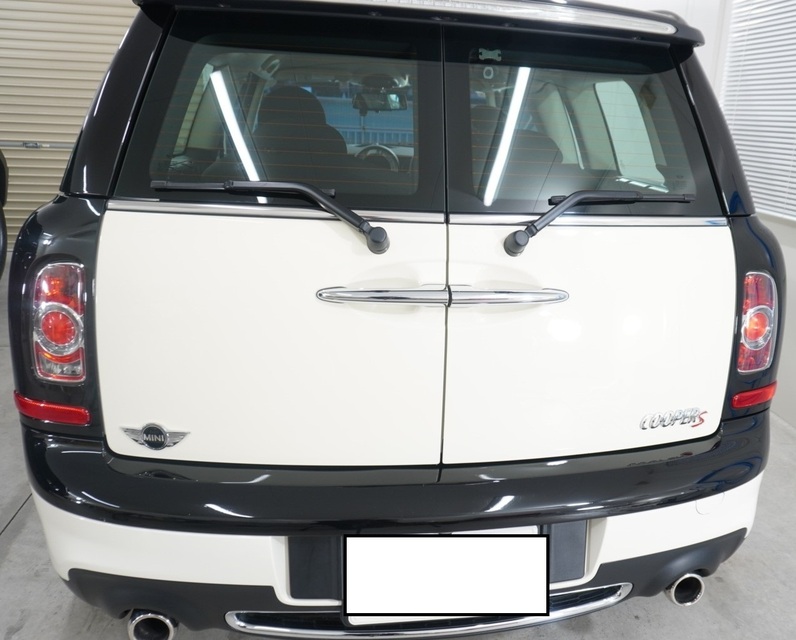 施工後　ミニクーパーS（ホワイト）　リア