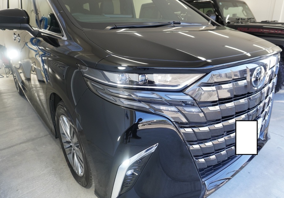 施工後　トヨタ　アルファード(ブラック）サイド