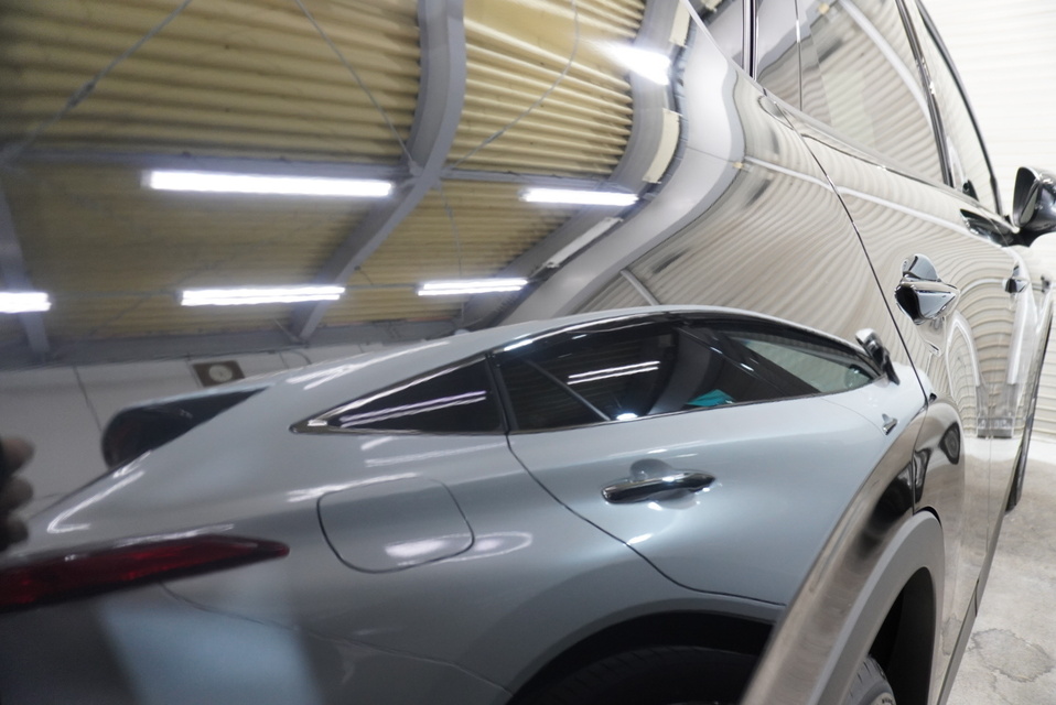 施工後　マツダ　CX60(ブラック）リアサイド