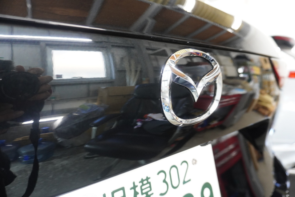 施工後　マツダ　CX60(ブラック）　リア