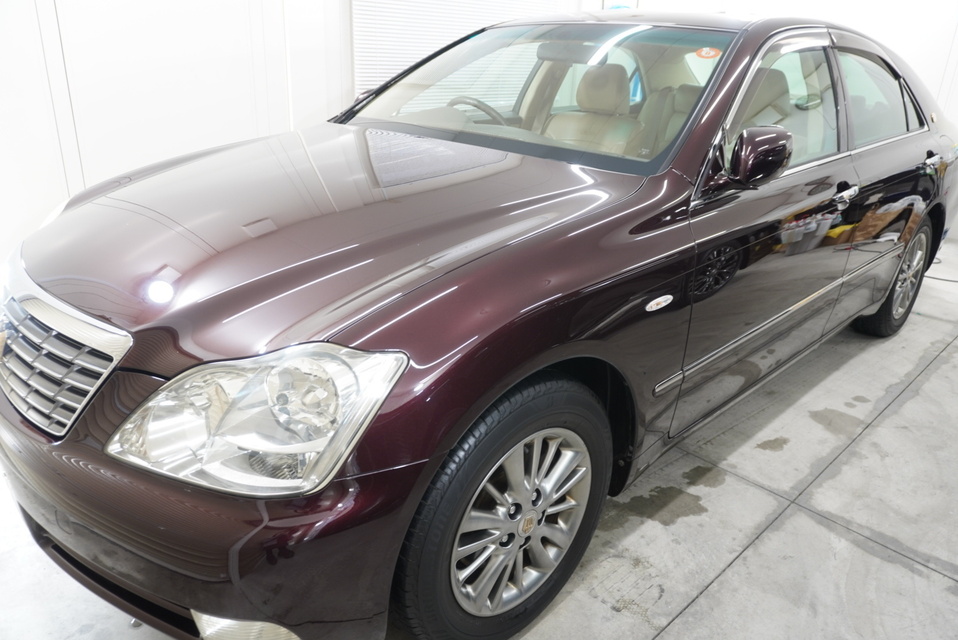 施工後　トヨタ　クラウン（エンジ）　車全体