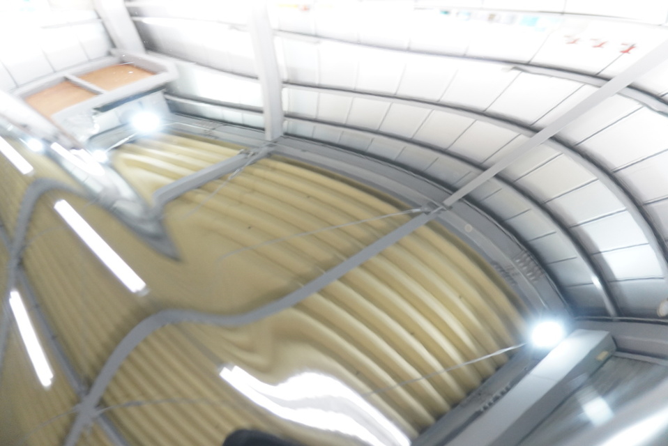 施工後　ミニクーパーS(ブルー）　ルーフ面