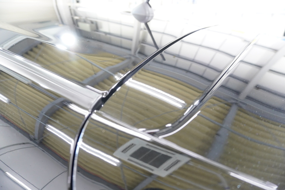 施工後　スズキ　スイフトスポーツ(グレー）　ルーフ面