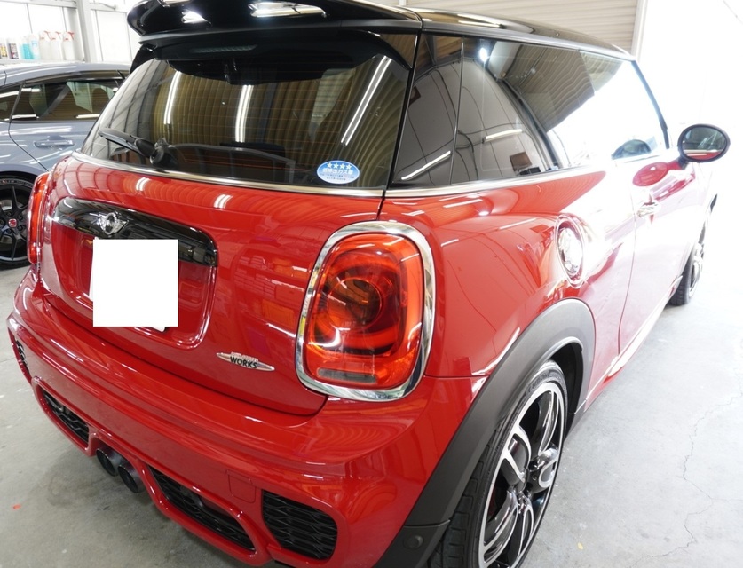 施工後　ミニ(レッド）　リアサイド