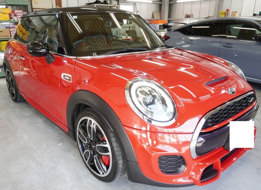 施工後　ミニ(レッド）　　車全体