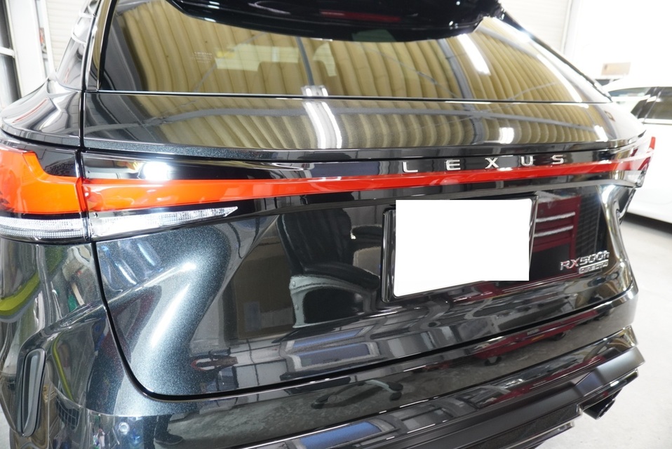 施工後　トヨタ　レクサスRX500ｈ(ブラック）　リア