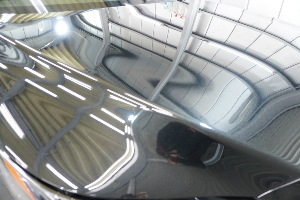 施工後　トヨタ　レクサスRX500ｈ(ブラック）　ボンネット