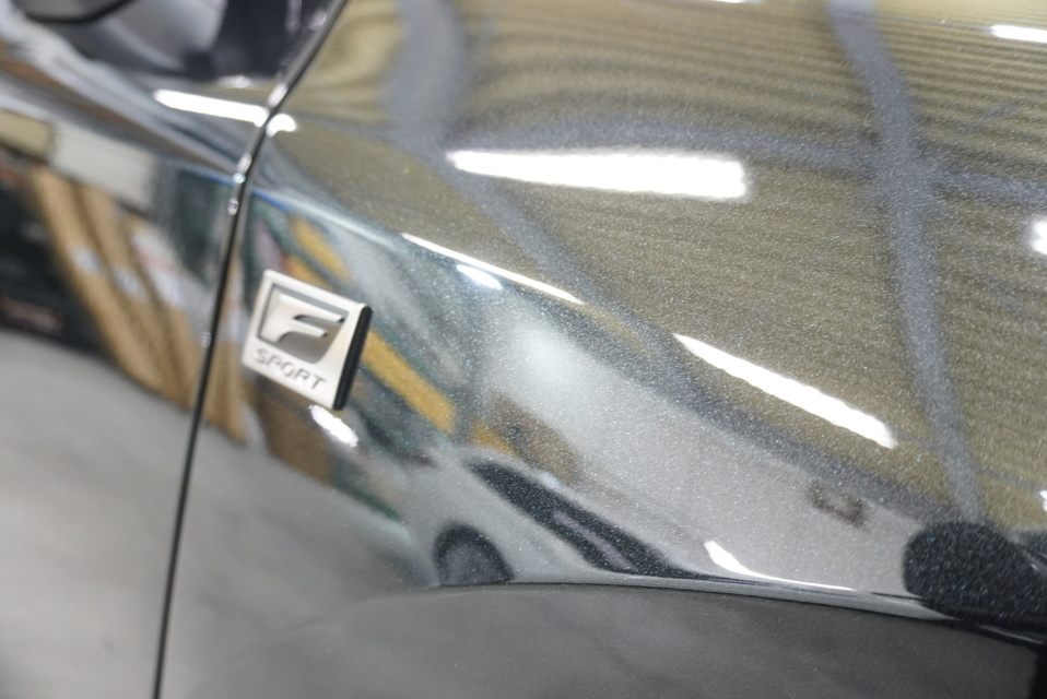 施工後　トヨタ　レクサスRX500ｈ(ブラック）　サイドアップ