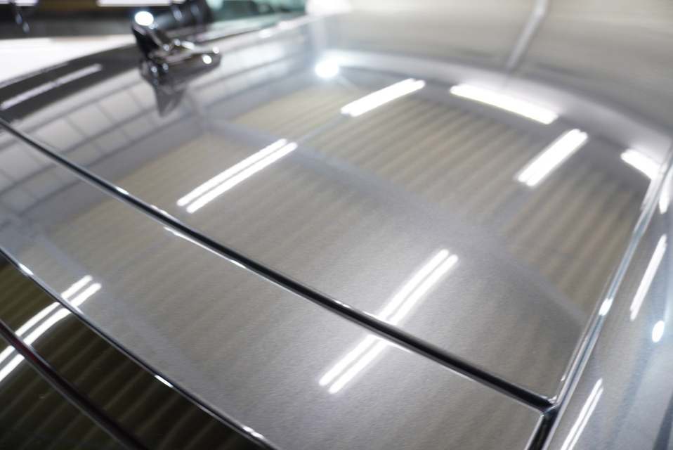 施工後　アウディA5(グレー）　ルーフ面