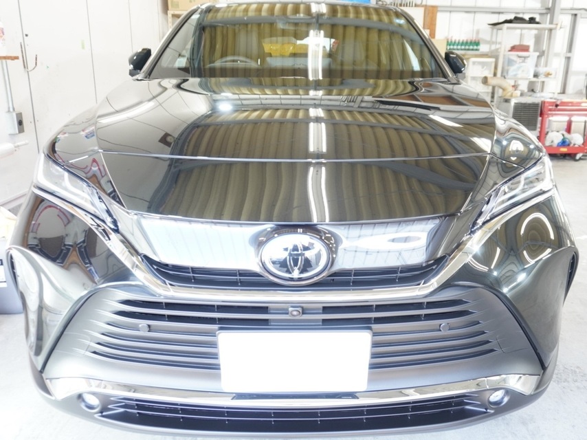 施工後　トヨタ　ハリアー(ブラック）　車全体