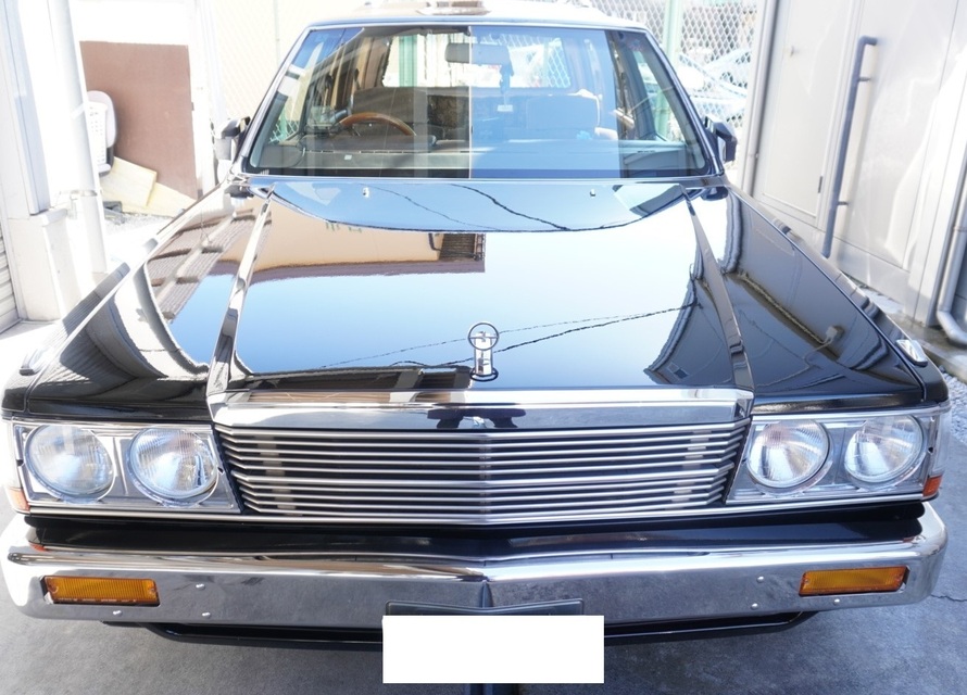 施工後　日産　グロリア（ブルー）　車全体